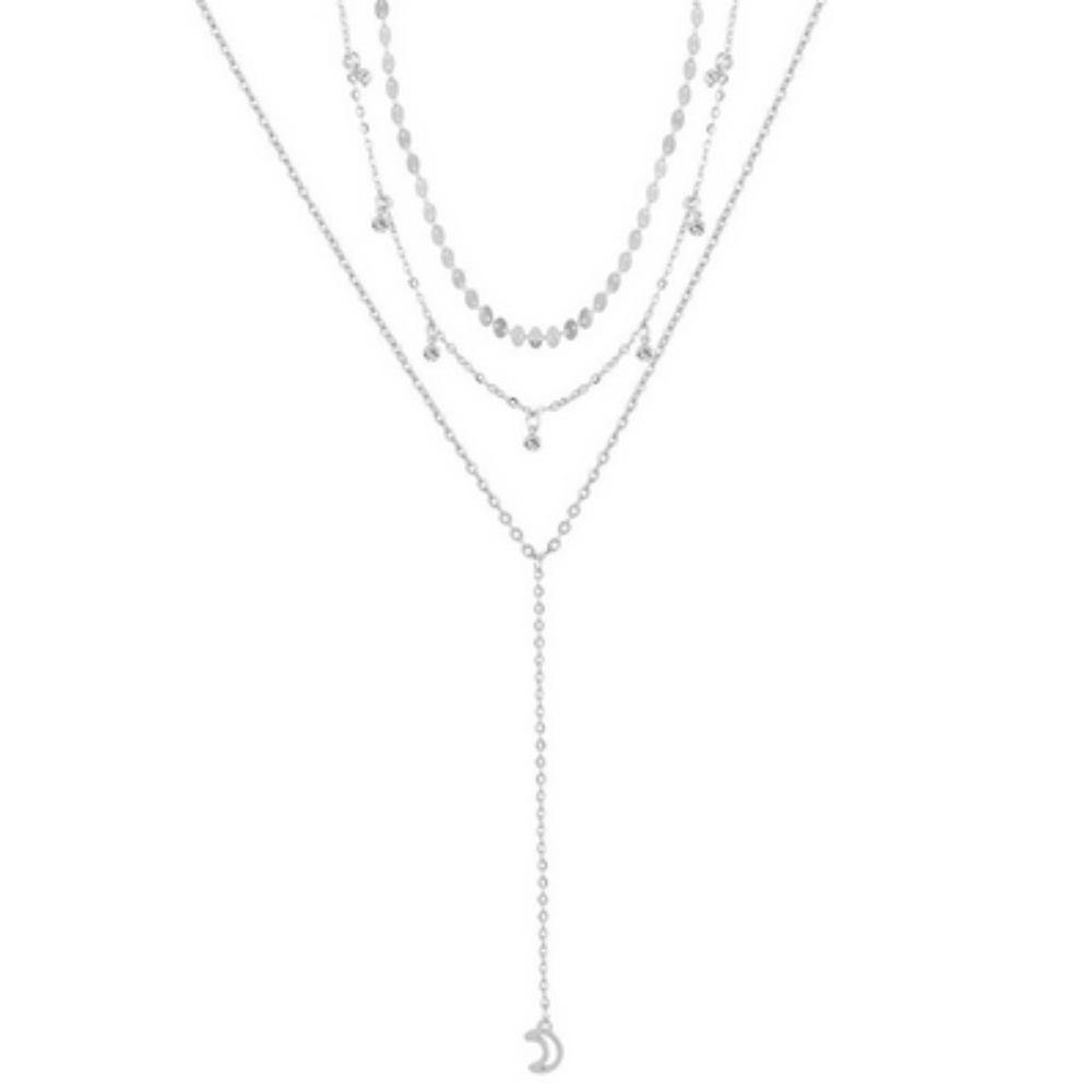 🍒 MOON 💎 Crystal Necklace - Picture 2 of 6